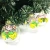 Import Outdoor Christmas Ornaments 6CM Plastic Clear Transparent Balls Diy Decorated With Star Branch Bunny And Santa Pattern from China