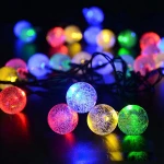 Outdoor Connectable Festoon Party Ball Led Wedding Garden Pendant Garland Festoon Party Lights String