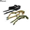 Paintball Accessories Adjustable High Quality Tactical Two 2 Dual Point Sling Bungee AR Rifle Gun Strap Hook Khaki