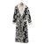 Import Pajamas Craft Jacquard Double Layer Thick Bathrobe Cationic Flannel Night Gown from China