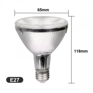 PAR30 Metal Halide Lamp with 70W Power, 6000K and E27 Base all-in-one par30 light