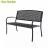 Import Park Yard Furniture Cast Iron Frame Black Patio Loveseats Outdoor Garden Bench from China