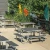 Import Patio Super design Furniture garden Solid wooden picnic table and bench set from China