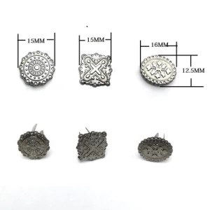 300pcs pack Metal Craft Scrapbooking Zinc Alloy Decorative Brad Pins
