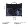 Persistent Series for Boy Adults Waterproof Oxford A4 Document Wallet 13 Layer Expanding File Bag Simple Style Fabric Briefcases