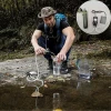 personal camping outdoor military water filter with USB pump