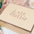 Import Personalized keepsake gift box luxury custom blush pink with rose gold trim and name gift box from China