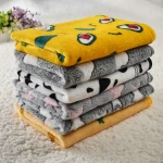 Pet supplies blanket dog blanket super soft and warm coral plush dog litter mat