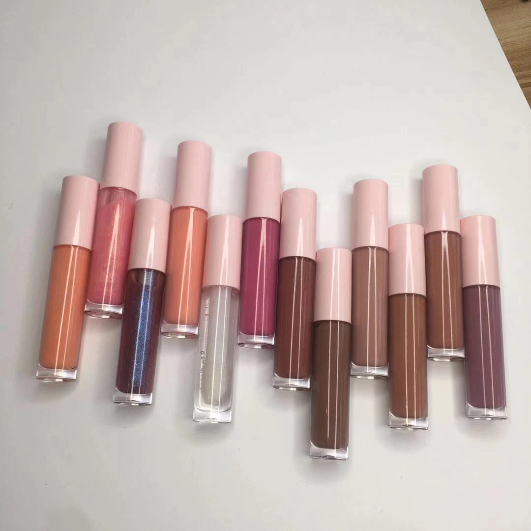Pigment wholesale moisturizing shimmer colors lip gloss bulk nude custom private labels