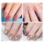 Import pink DIY nail art nail polish with painting pattern from China