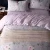 Import Pink flower print custom skirt bedding set princess design high quality bed sheets from China