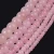Import Pink Nature Stone Crystal Rose Quartz Round DIY Loose Bracelet Beads for jewelry Making with 5 sizes for Choice from China
