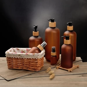 plastic bottle containers wholesale Clear plastic bottle pet bottle  for Essential Oil, Lotion, Shampoo, Serum, Soap