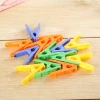 Plastic Clothes  Clips Colorful Clothes Pin Drying Hanging Laundry Peg