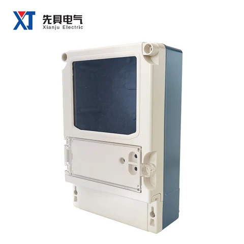Plastic Enclosure Electric Energy Meter Shell Three Phase Factory 69*150*220mm Electricity Meter Housing Can Customized