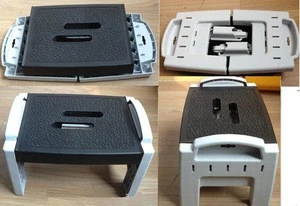 plastic fold step stool