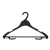 Import Plastic Top Cloth Hanger for Women Garment Clothes Rack with Anti-Slip on Shoulder and Bar from China
