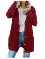 Plus size sweaters knitted cardigan womens  Knit clothing  loose casual fashion sweater coat
