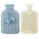 Plush knitting Hot Water Bag Bottle Cover Warm Hans for Kids Gifts
