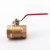 Import PN25 Long Red Handle Water Flow Control Brass Ball Valve from China