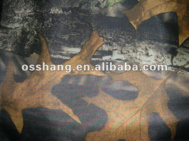 polyster spandex camouflage printing fabric