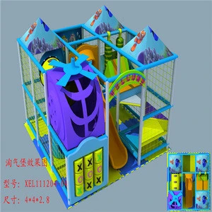 Popular custom indoor playground us playhouse indoor