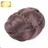 popular new products black hair bun fake hair bun hairpiece sham chignon