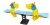 Import Popular two seat plastic seesaw children game seesaw outdoor amusement park seesaw QX-18093C from China