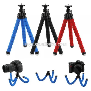 Portable and Flexible Tripod Compatible for iPhone/Android/Camera for YouTube Video Recording