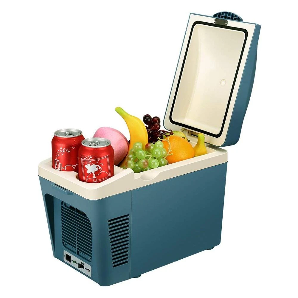 Portable Car Fridge Electric Cooler and Warmer 12V for Truck Boat Party Travel Picnic Outdoor, 7 Quart / 9 Can Capacity