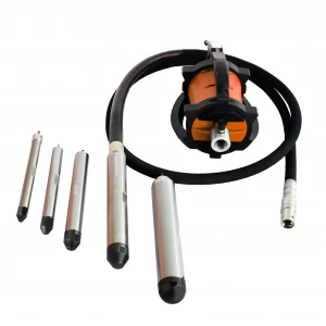 Portable Electric Vibrator Concrete Machine with Interchangeable poker head to all flexible shaft