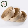 Portable mini round bamboo steamers for sale