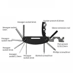 Portable Multifunctional Bicycle Repair Tool Combination Pump Repair Tire Repair Kit