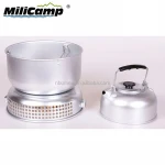 Portable Outdoor camping Gas Stove Aluminium free cookware set