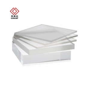 Practical custom made crystal sheet durable clear cast acrylic sheet