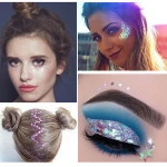 Private Label Fairy Colorful Glitter Gel Pot Face Body Eye Hair Glitter Gel Pot Multi-Functional Use Glitter Gel Pot