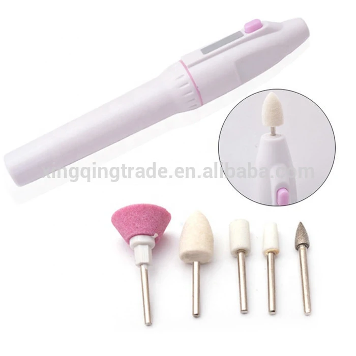 Professional Mini Pen Type Electric Manicure Nail file Machine Portable Safety Feet Hand Nail Care Grinding Polish Device