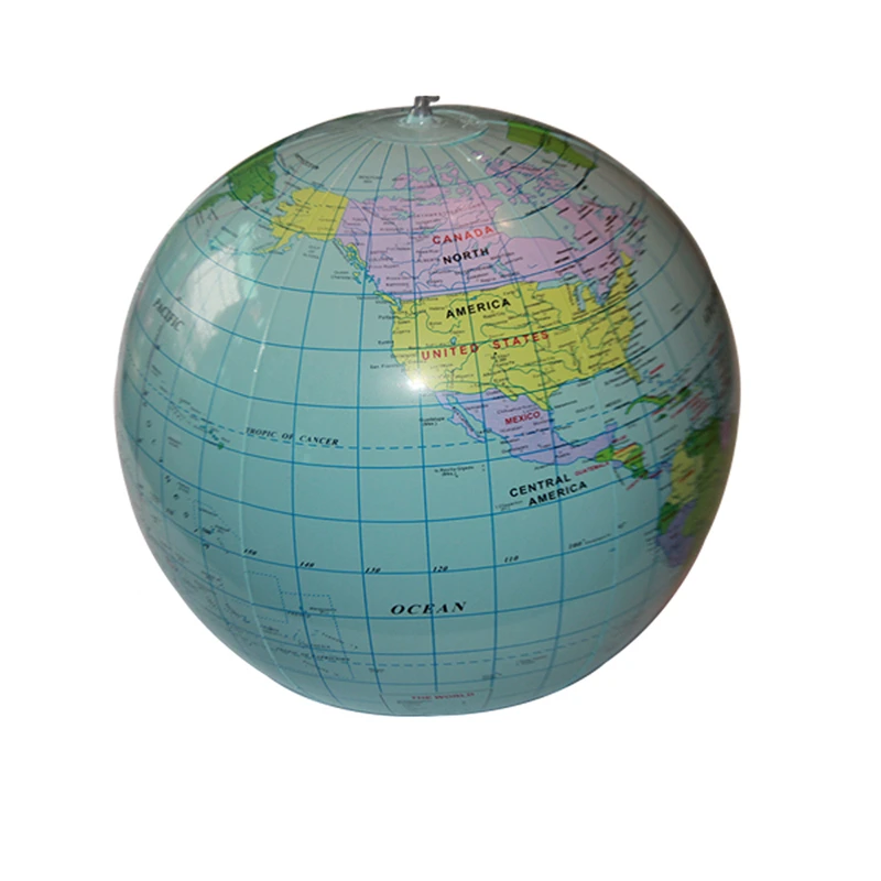 Promotion eco-friendly inflatable giant globe ball world map geography globe