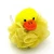 Import Promotional yellow soft Baby Bath Sponges with dark design PE Mesh Bath Sponge from China