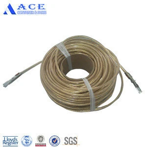 PVC coated 6mm 21m tarpaulin TIR Cable for 20ft open top container