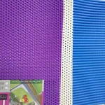pvc  foam anti-slip mat blue bathroom rugs non slip  bath mat