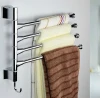 quality stainless steel wall mounted Movable towel bars rotating bathroom three or four towel bars rods