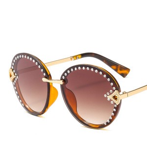 Queena Brand Designer Round Sunglasses Women Fashion 2020 High Quality Plastic Material Lenses UV400 Protection Eyewear