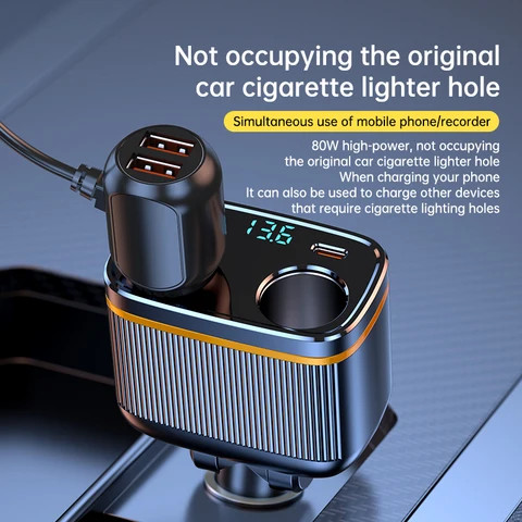 Buy Quick Car Charge Usb Type-c Pd 45w Phone Power 12v Small Car 24v