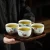 Import Ready for Shipping 140ml Ceramic Kung Fu Tea Cups Set Da Ji Da Li China Rooster Master Teacup Porcelain Pottery Gongfu Tea Cup from China