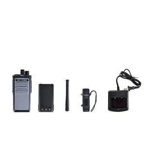 Remote outdoor communication equipment field portable 12W walkie talkie
