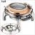 Import Restaurant sets food round stainless steel basin rose gold hydraulic chafing dishes buffet set 6 qt chafing dish round from China
