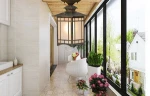 Retro Outdoor Pendant Lamp Balcony Corridor Suspension Light Waterproof Pendant Light Villa Gazebo Grape Rack Park