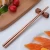 Import Reusable black/gold/rose gold/rainbow color stainless steel chopsticks from China