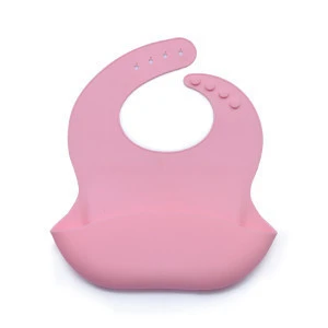 Reusable Silicone Collapsible Waterproof Baby Bib